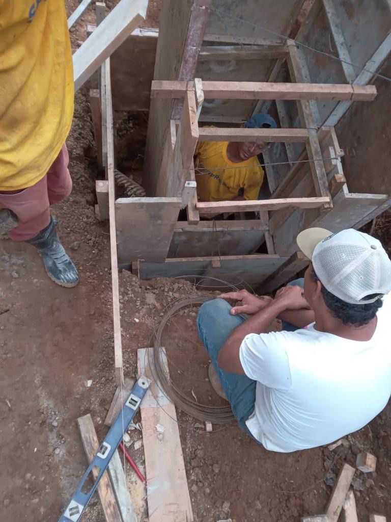 Completed bridge structure in Nosara